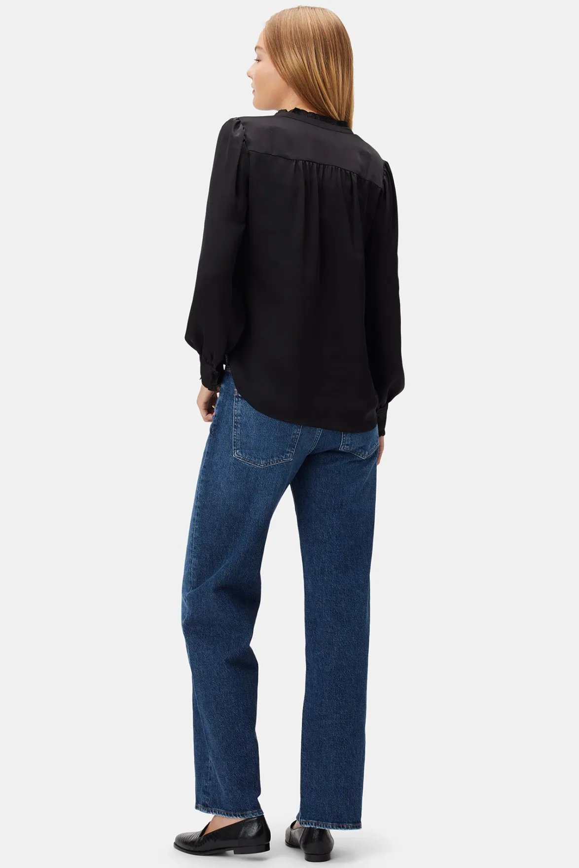 Tops|Clearance^Amour Vert Charlotte Blouse Black