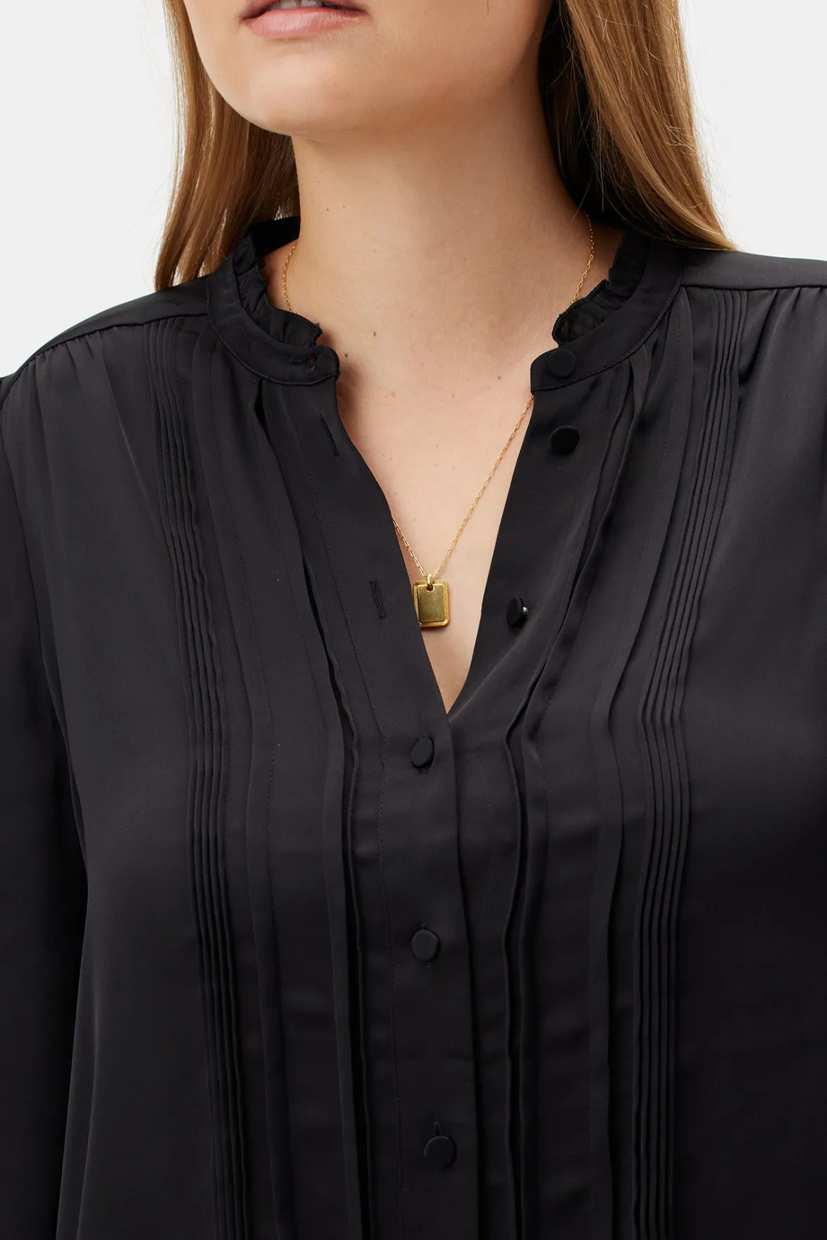 Tops|Clearance^Amour Vert Charlotte Blouse Black