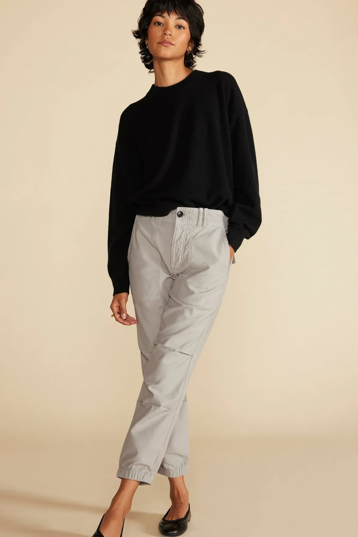 Pants^Amour Vert Citizens of Humanity Agni Utility Trouser Taupe