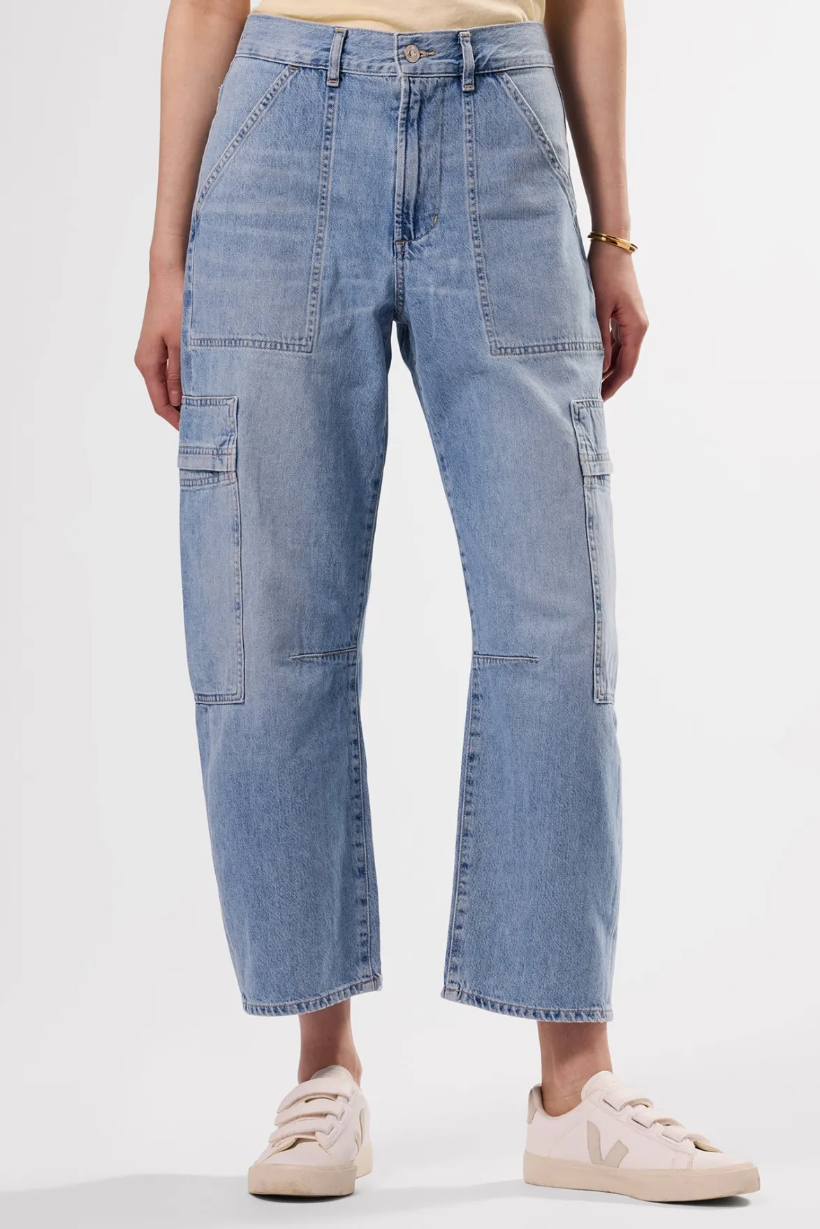 Pants|Clearance^Amour Vert Citizens of Humanity Marcelle Low Slung Easy Cargo Pant CloudNine