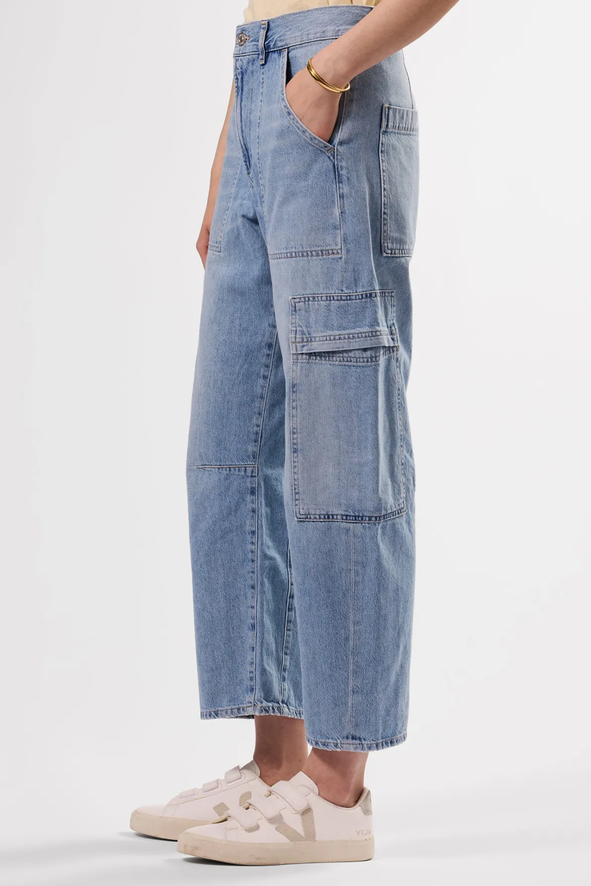 Pants|Clearance^Amour Vert Citizens of Humanity Marcelle Low Slung Easy Cargo Pant CloudNine