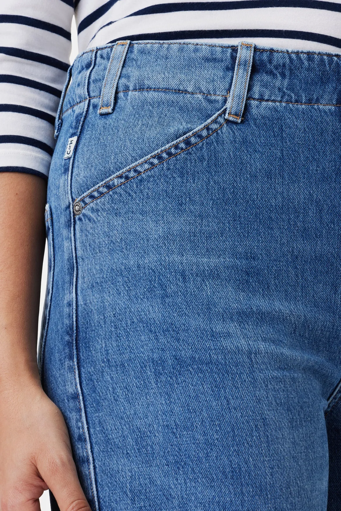 Denim|Pants^Amour Vert Citizens of Humanity Paloma Utility Trouser Jean Poolside