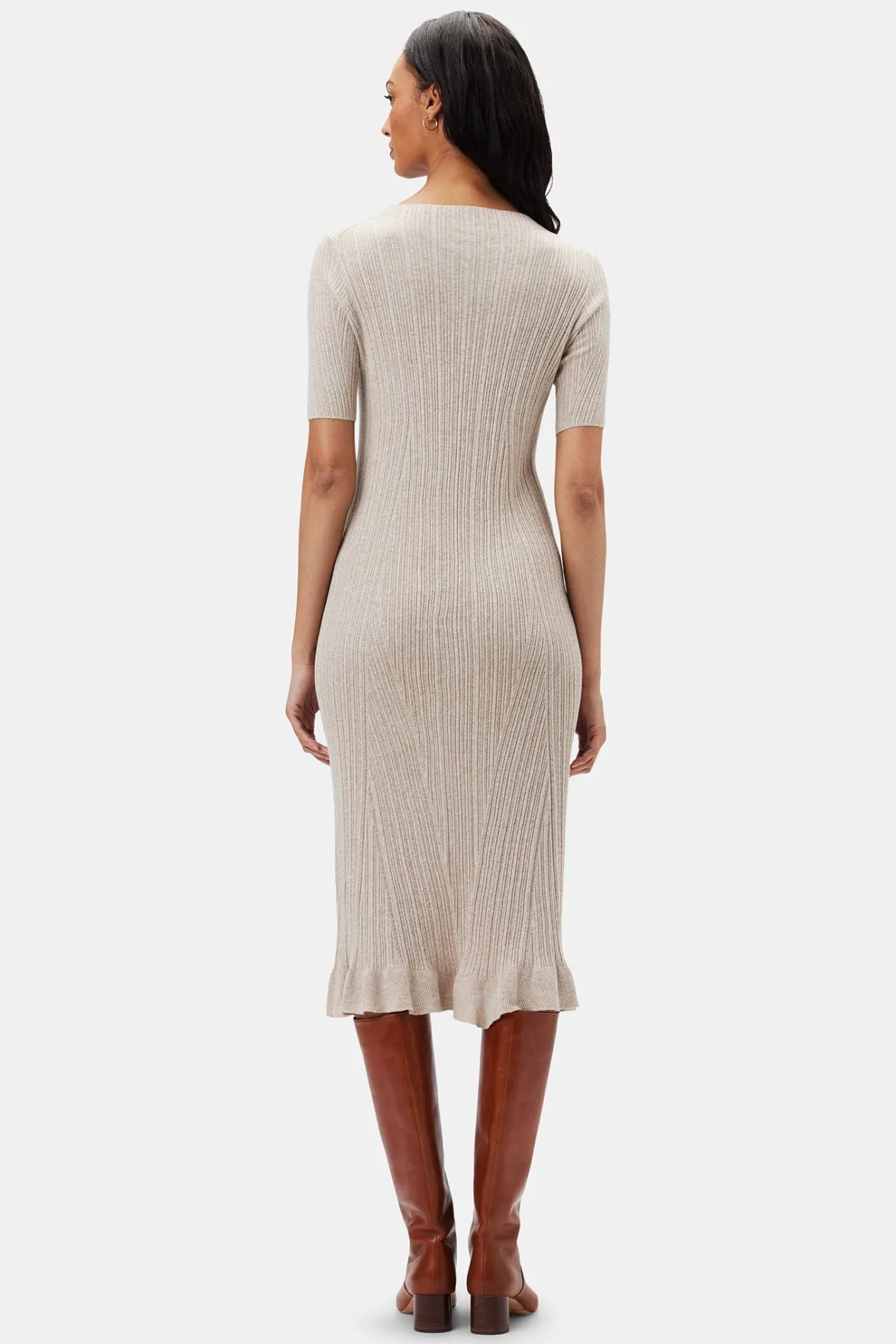 Dresses|Clearance^Amour Vert Claire Sweater Dress Oatmeal