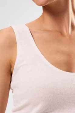 Tops|Clearance^Amour Vert Clarisse Silk Knit Tank Ivory