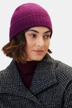 Scarves|Clearance^Amour Vert Colby Cashmere Beanie Syrah
