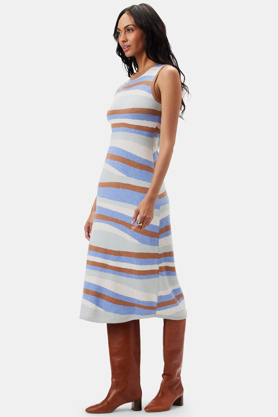 Dresses|Clearance^Amour Vert Colette Knit Dress MultiStripe