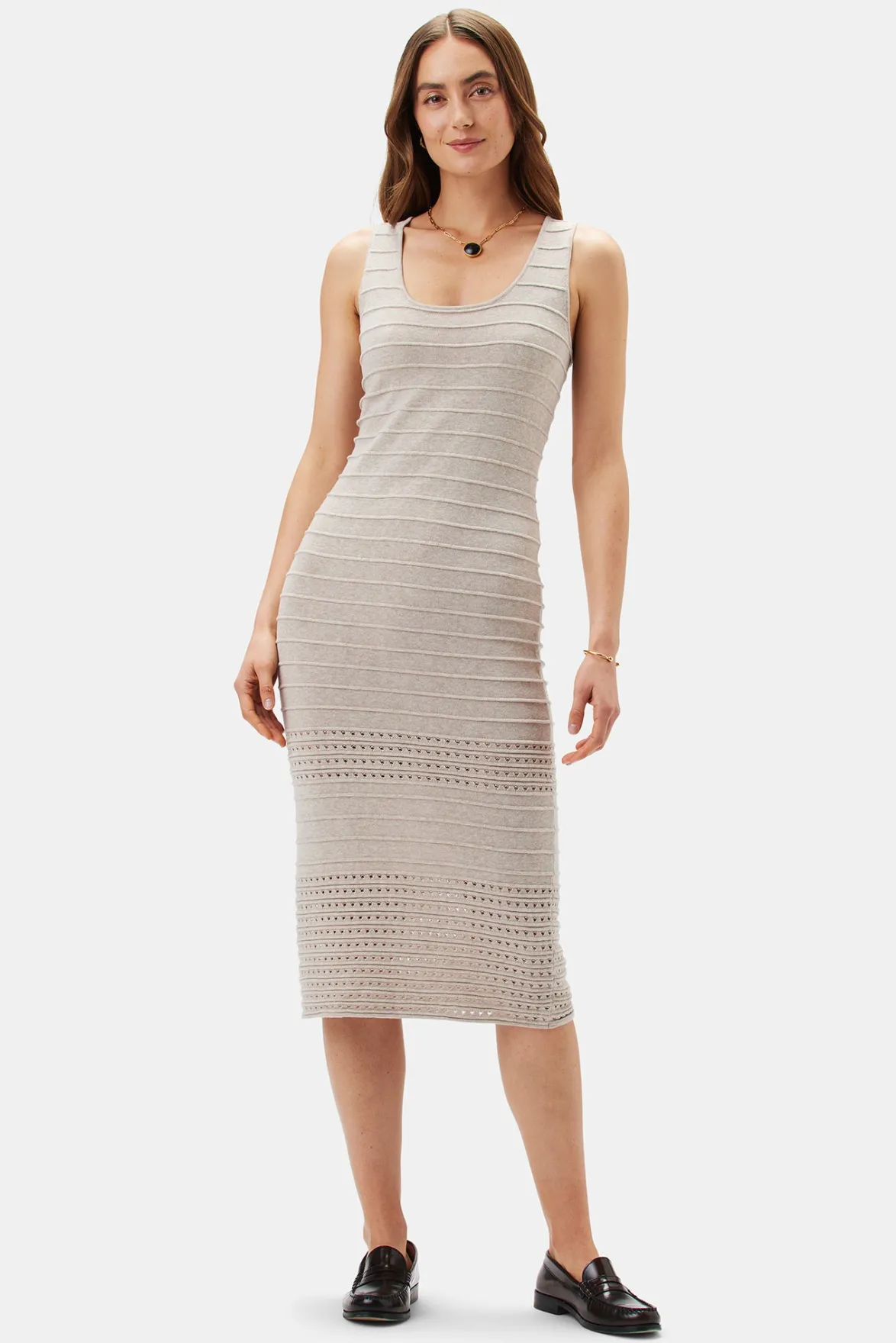 Dresses|Clearance^Amour Vert Cora Flaxen Eco Dress Oatmeal