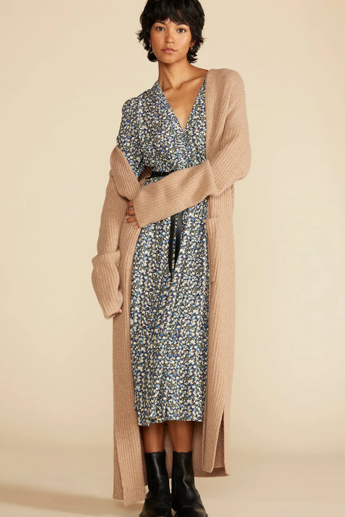 Dresses^Amour Vert Danielle Puff Sleeve Dress RennesSkyBlueFloralPrint