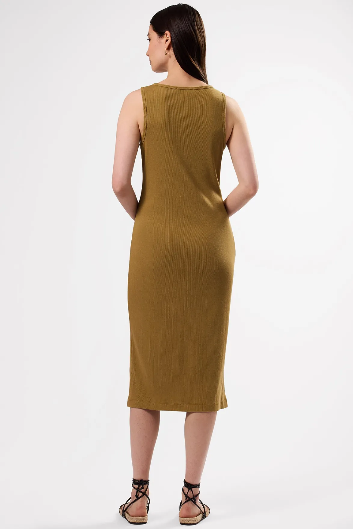 Dresses|Clearance^Amour Vert Deacon Organic Cotton Modal Rib Dress Elm