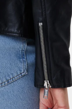Jackets & Outerwear^Amour Vert Deadwood River Leather Jacket Black