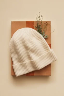 Scarves|Clearance^Amour Vert Dory Cashmere Beanie Ivory