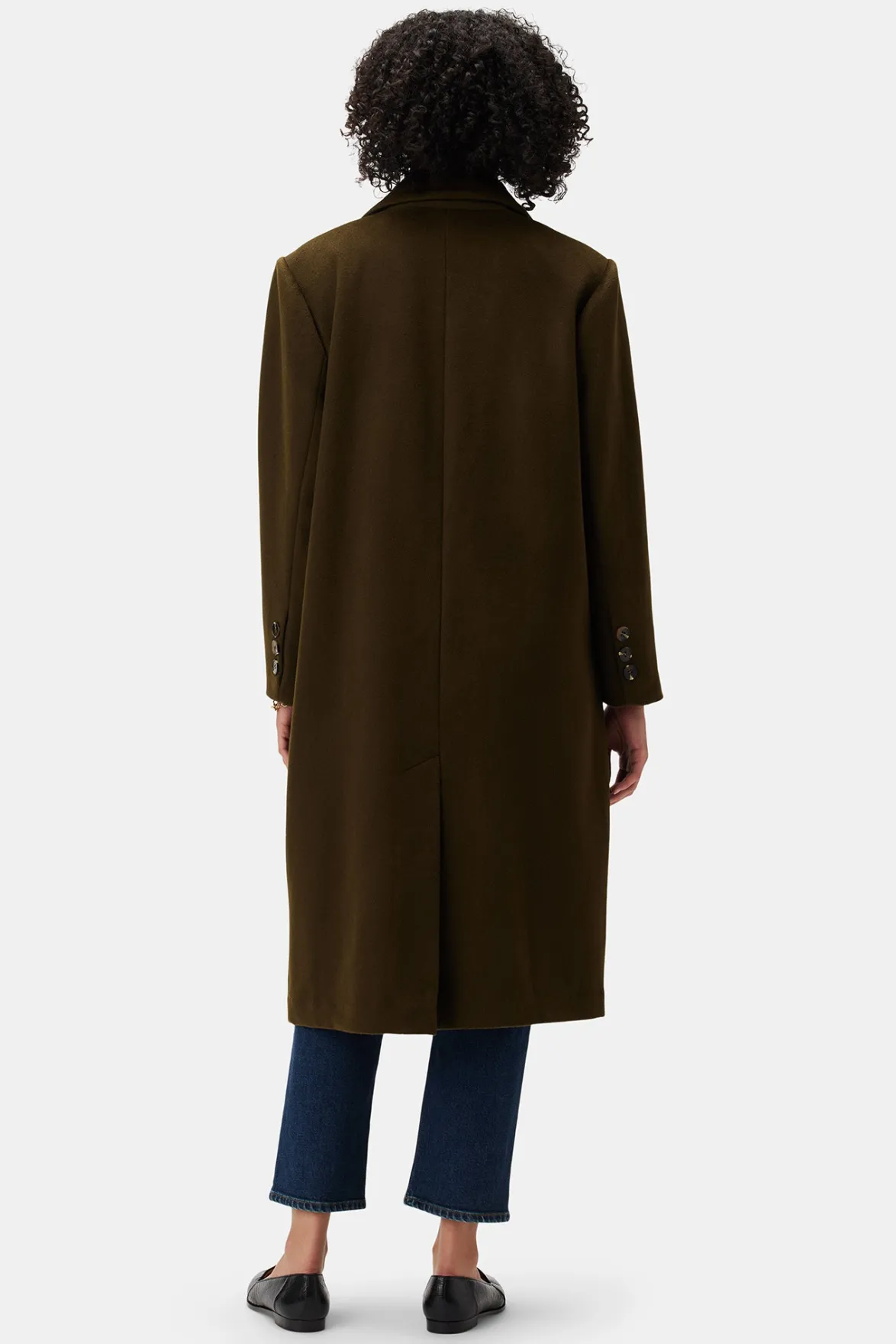 Jackets & Outerwear|Clearance^Amour Vert Double Breasted Car Coat Olive