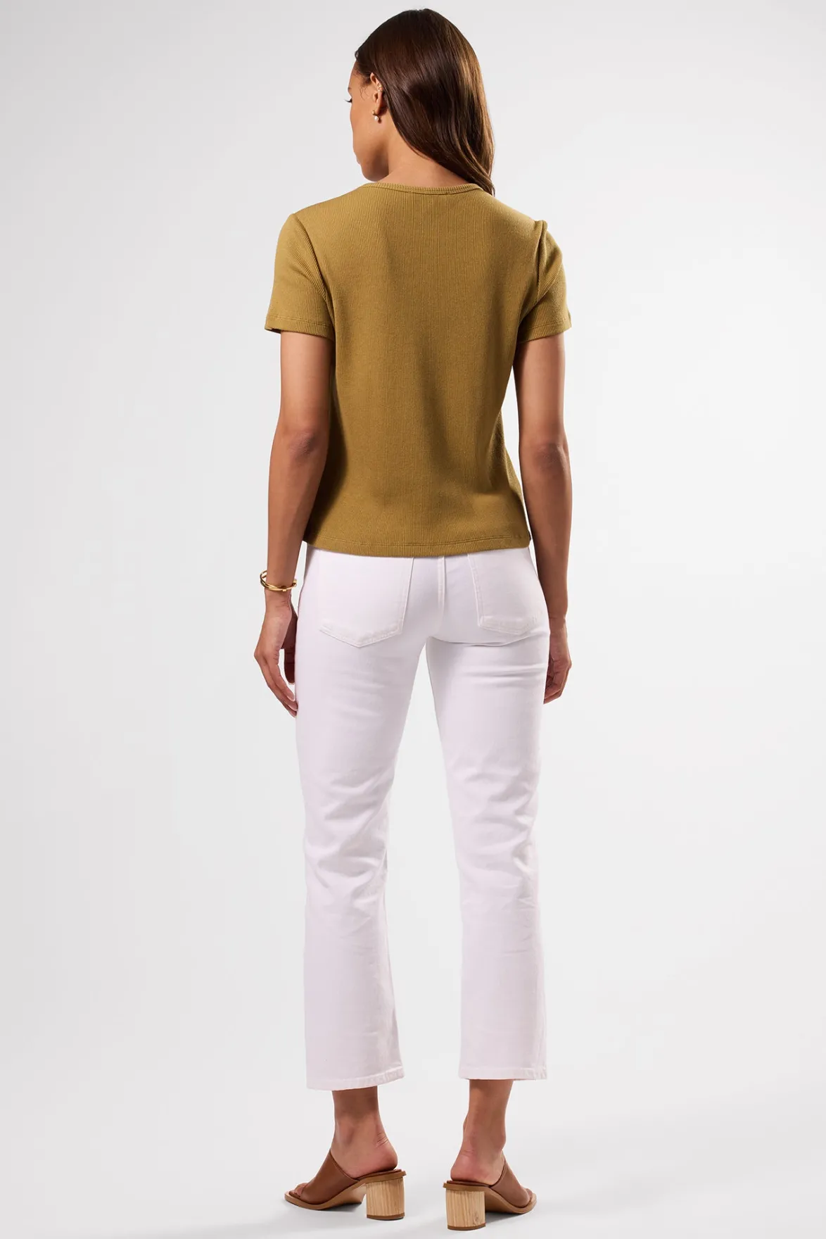 Tops|Tees^Amour Vert Eleanor Organic Cotton Modal Rib Tee Elm