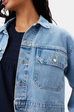 Jackets & Outerwear|Denim^Amour Vert ETICA River Crop Jacket Arcadia