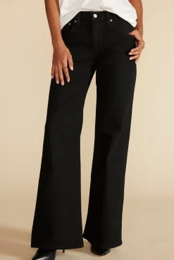 Pants|Denim^Amour Vert ETICA Romi Wide Leg Jean Onyx
