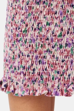Skirts|Clearance^Amour Vert Eunice Smocked Skirt AlessiaMulberry
