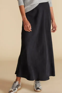 Skirts^Amour Vert Eve Cupro Slip Skirt Black