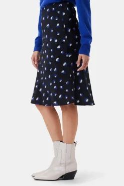 Skirts|Clearance^Amour Vert Eve Washable Silk Skirt Pavo