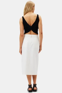 Tops|Clearance^Amour Vert Finn Crop Tank Black