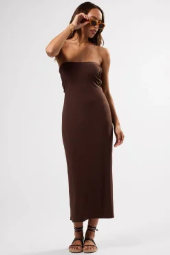 Dresses|Clearance^Amour Vert Gio Stretch Knit Dress Espresso