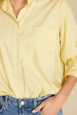 Blouses & Shirts|Tops^Amour Vert Henri Button Down Shirt AniseYellow