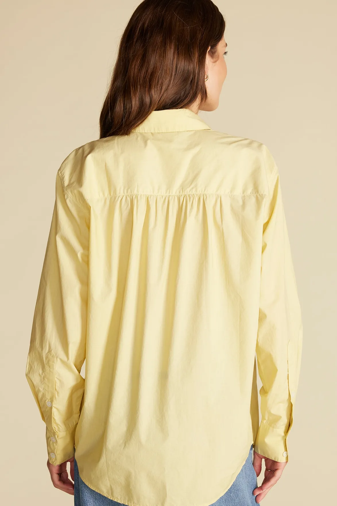 Blouses & Shirts|Tops^Amour Vert Henri Button Down Shirt AniseYellow