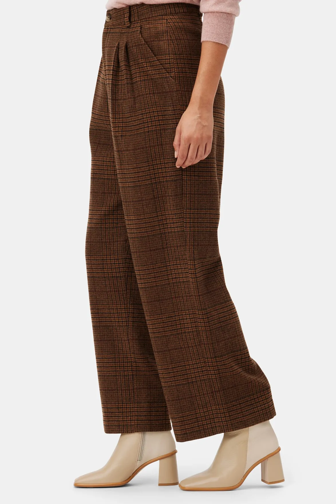 Clearance^Amour Vert Holland Wool Pant RustPlaid