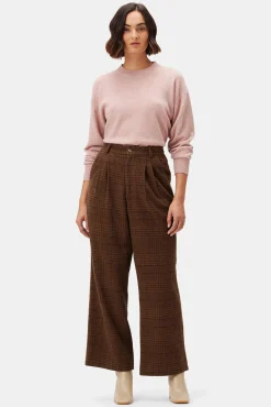Clearance^Amour Vert Holland Wool Pant RustPlaid