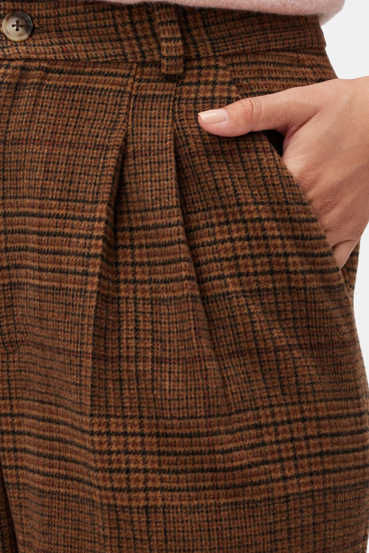 Clearance^Amour Vert Holland Wool Pant RustPlaid