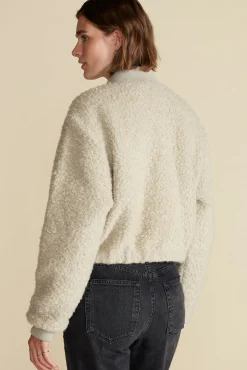 Jackets & Outerwear|Clearance^Amour Vert Jarrel Sherpa Bomber Jacket Natural