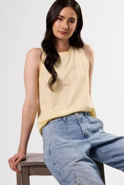 Tops|Clearance^Amour Vert Jillian Organic Cotton Tank Anise