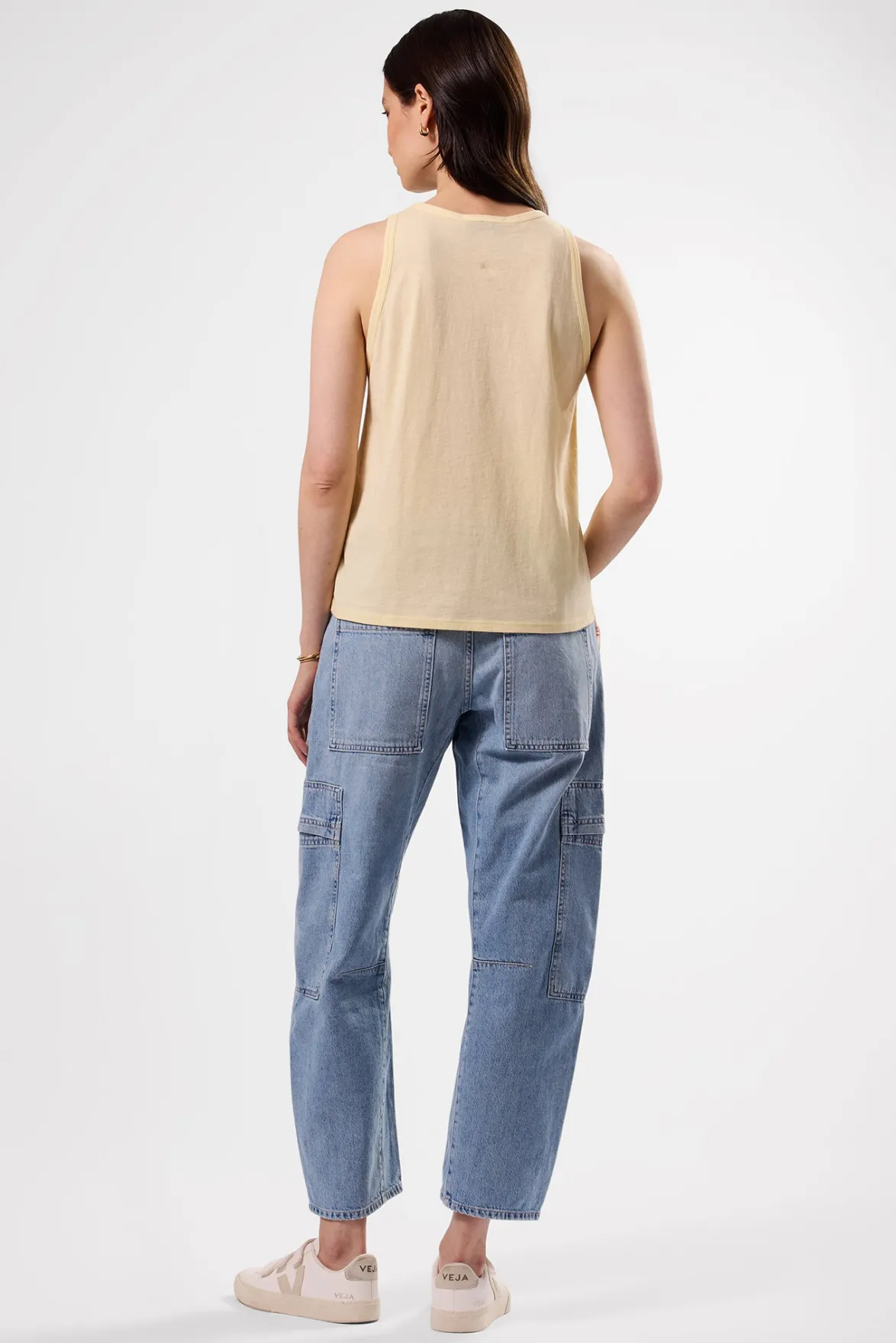 Tops|Clearance^Amour Vert Jillian Organic Cotton Tank Anise