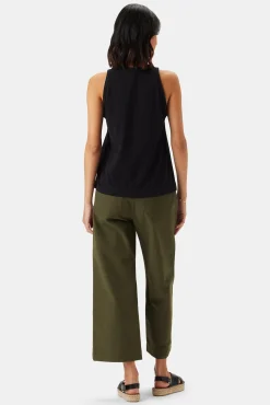 Tops|Clearance^Amour Vert Jillian Organic Cotton Tank Black