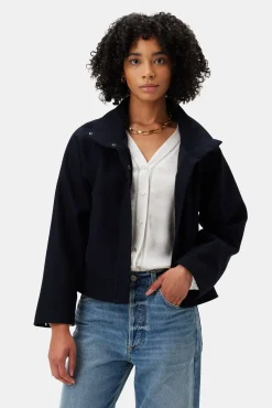 Jackets & Outerwear|Clearance^Amour Vert Joelle Wool Twill Jacket DarkNavy