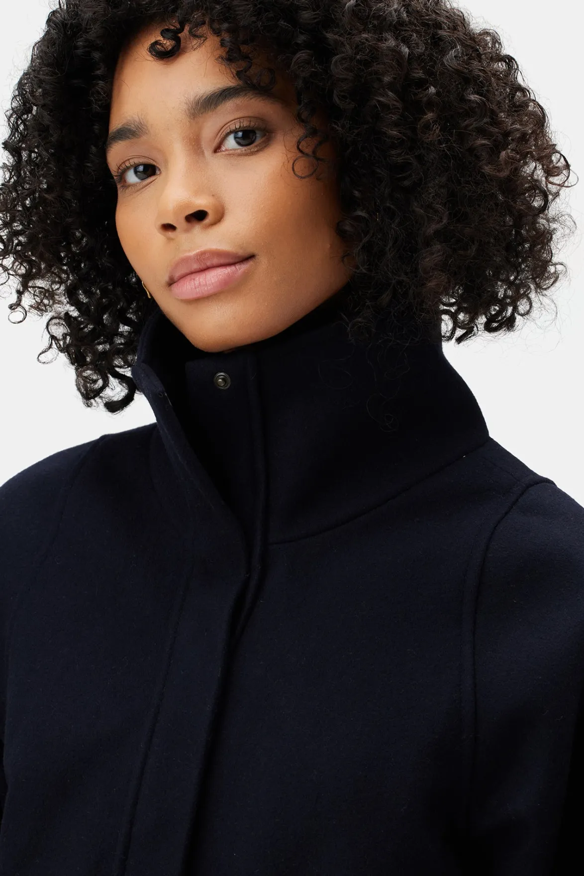 Jackets & Outerwear|Clearance^Amour Vert Joelle Wool Twill Jacket DarkNavy