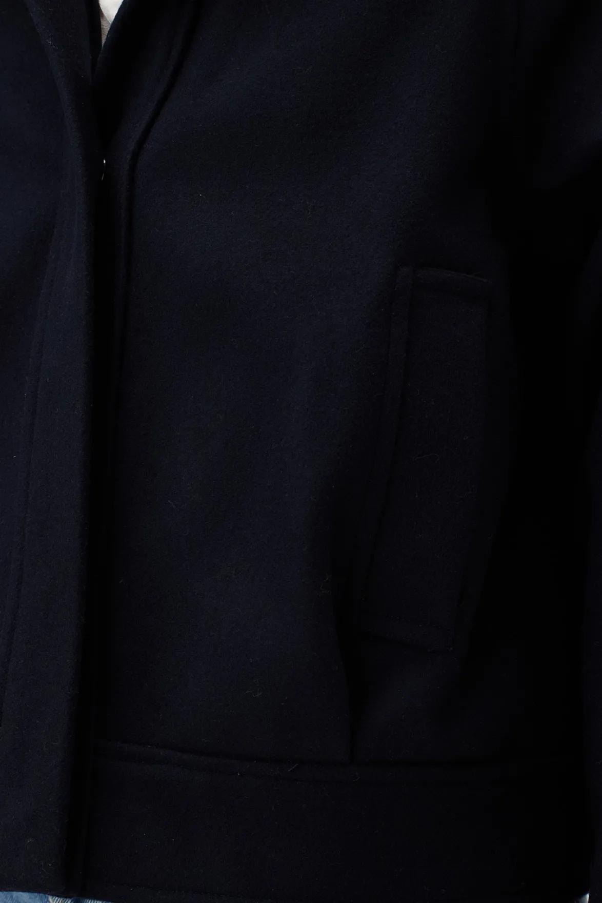 Jackets & Outerwear|Clearance^Amour Vert Joelle Wool Twill Jacket DarkNavy