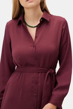 Dresses|Clearance^Amour Vert Joyce Dress Plum