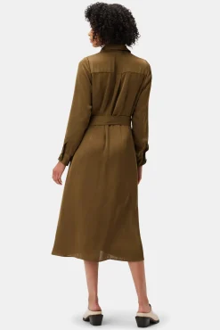 Dresses|Clearance^Amour Vert Joyce Dress BronzedOlive