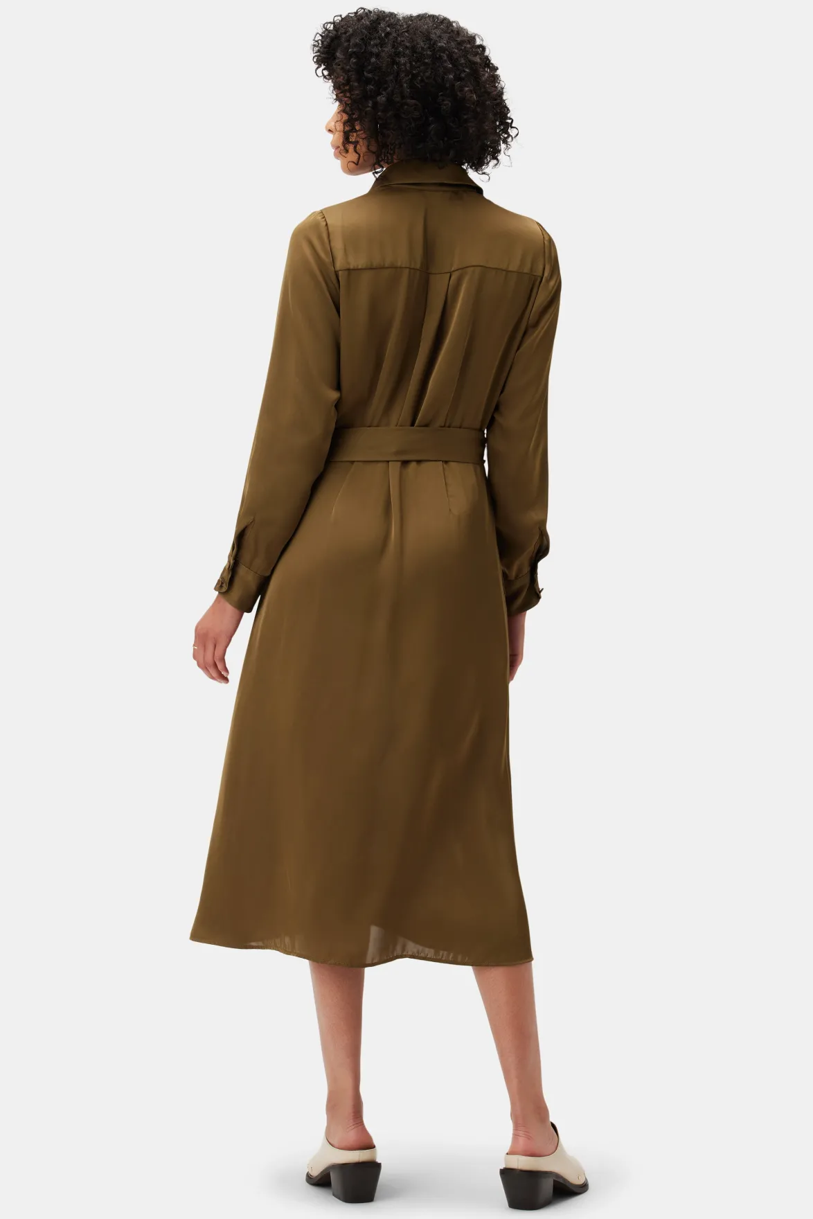Dresses|Clearance^Amour Vert Joyce Dress BronzedOlive