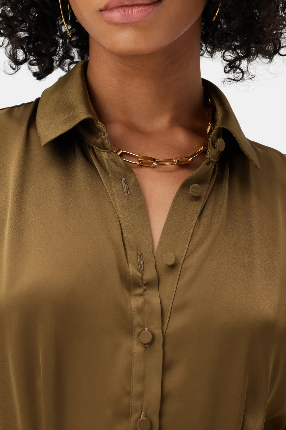 Dresses|Clearance^Amour Vert Joyce Dress BronzedOlive