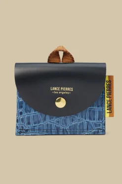 Bags & Pouches|Clearance^Amour Vert Lance Pierres Envoy 01 Snap Wallet DenimCroc