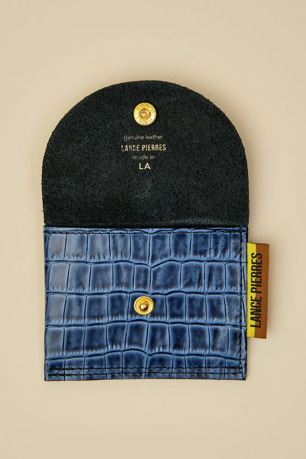Bags & Pouches|Clearance^Amour Vert Lance Pierres Envoy 01 Snap Wallet DenimCroc