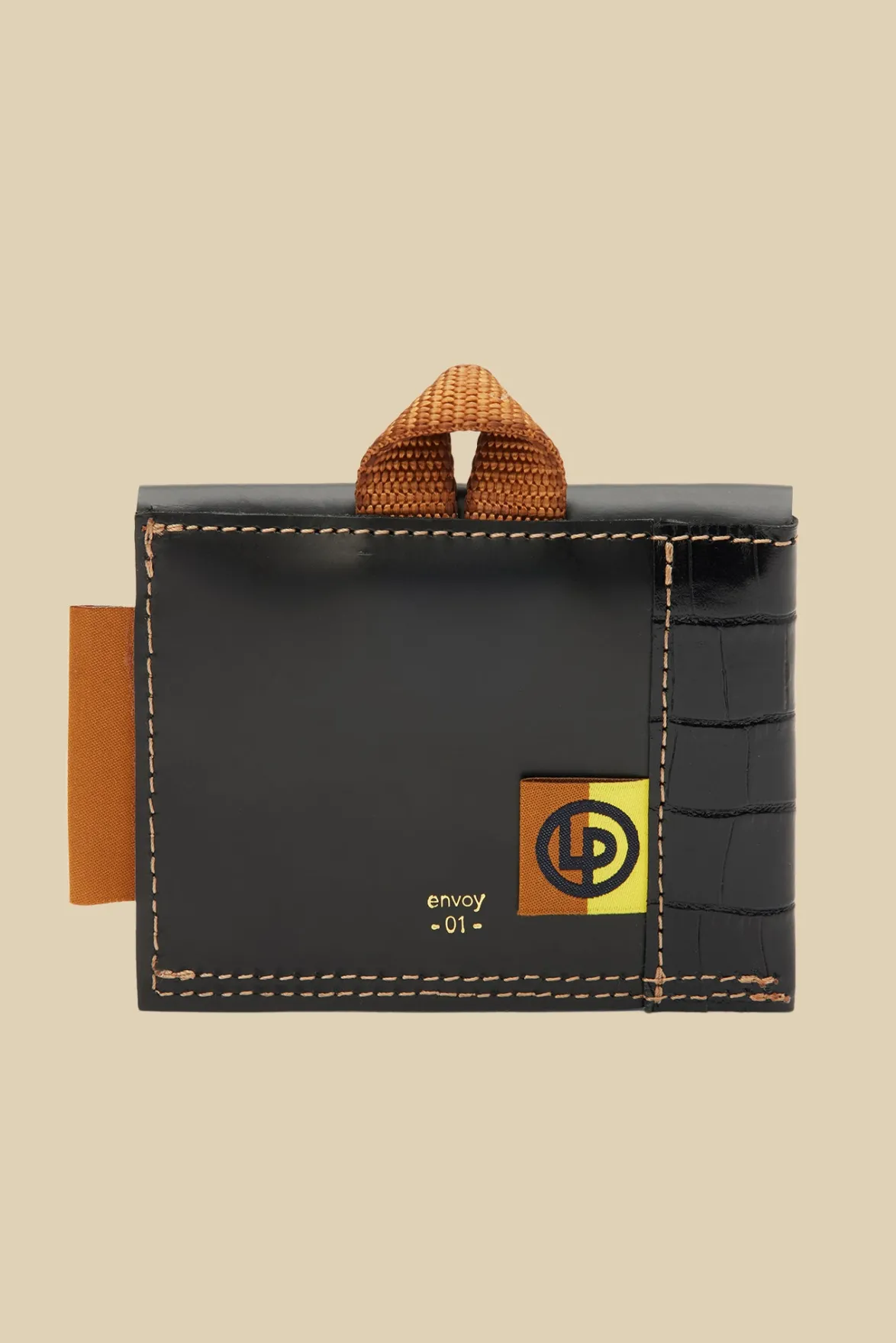 Bags & Pouches|Clearance^Amour Vert Lance Pierres Envoy 01 Snap Wallet CarbonCroc