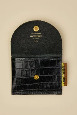 Bags & Pouches|Clearance^Amour Vert Lance Pierres Envoy 01 Snap Wallet CarbonCroc