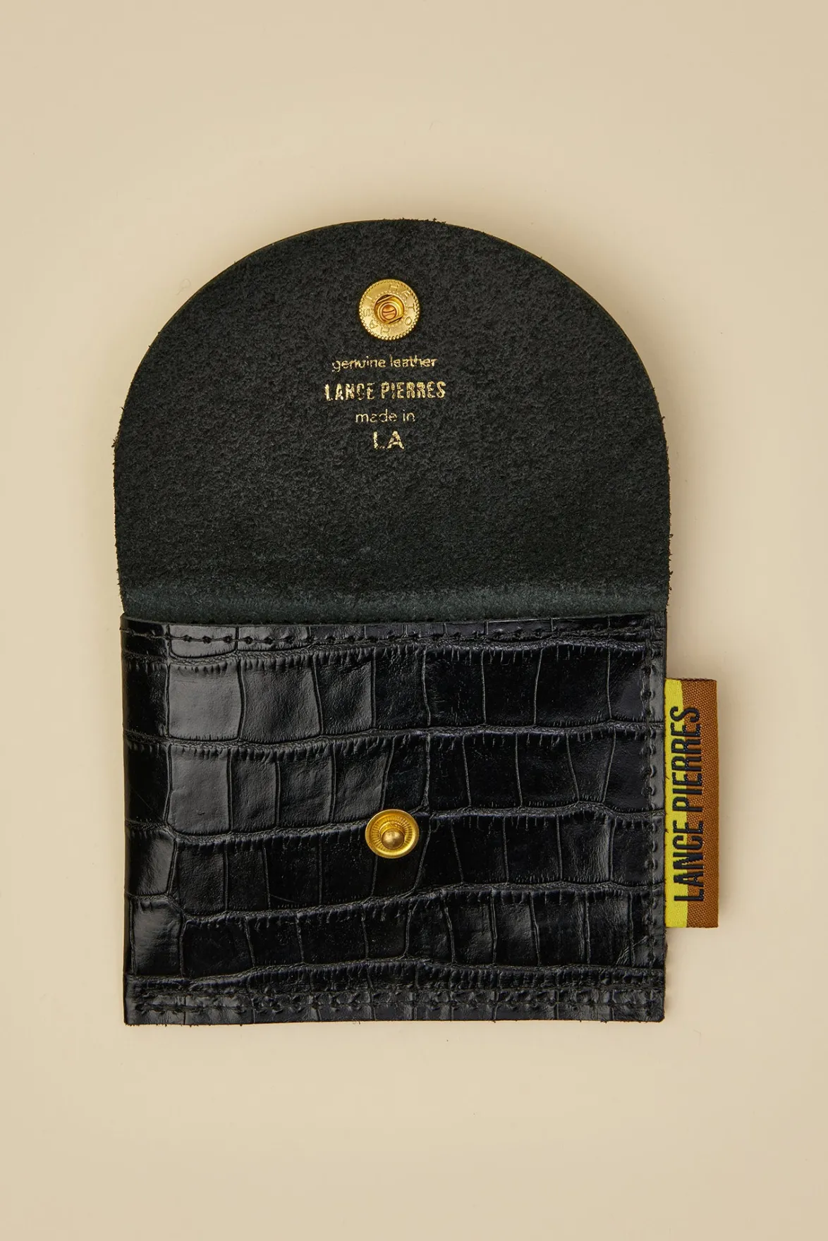 Bags & Pouches|Clearance^Amour Vert Lance Pierres Envoy 01 Snap Wallet CarbonCroc