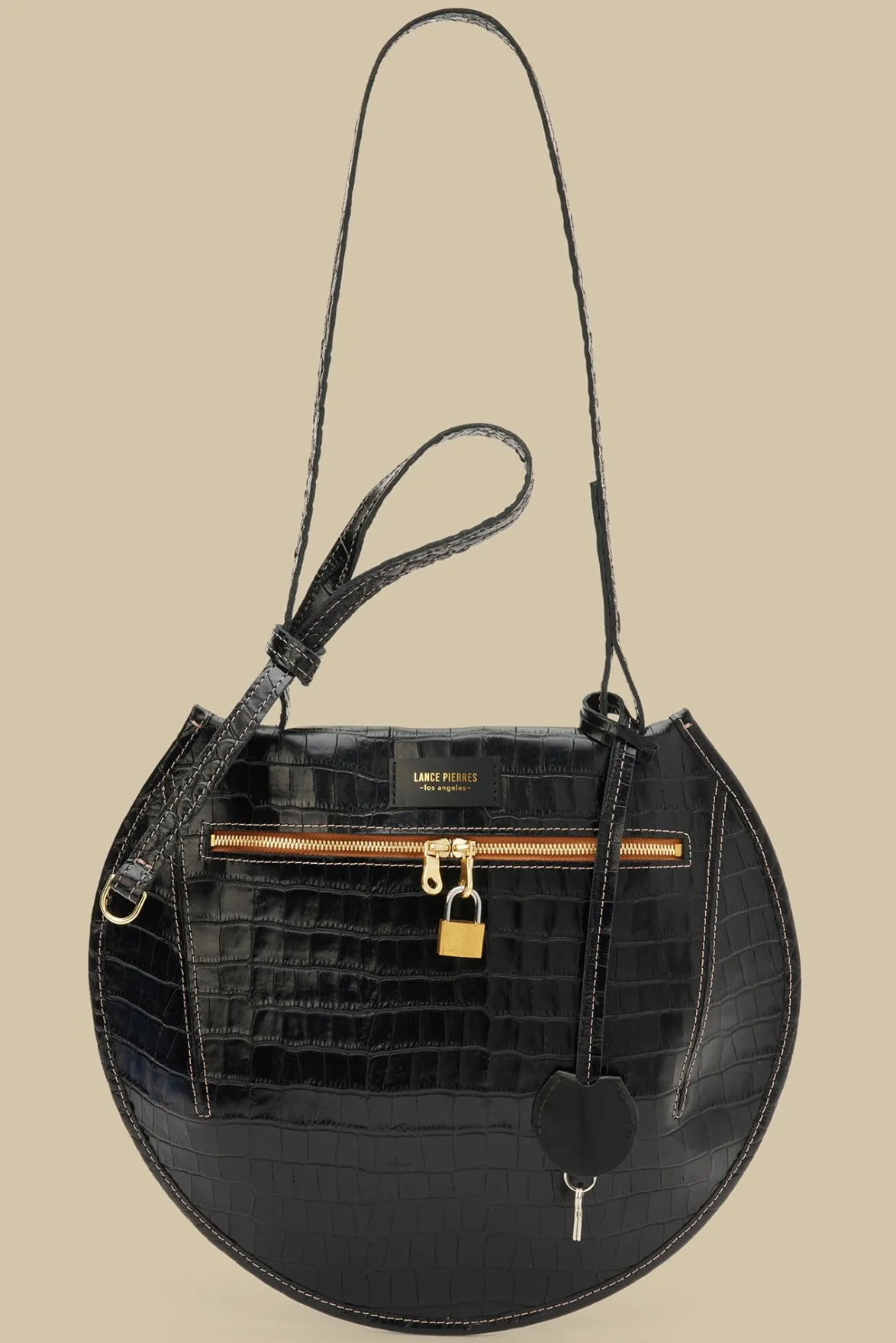 Bags & Pouches|Clearance^Amour Vert Lance Pierres Oroma 01 Saddle Bag CarbonCroc
