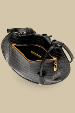 Bags & Pouches|Clearance^Amour Vert Lance Pierres Oroma 01 Saddle Bag CarbonCroc