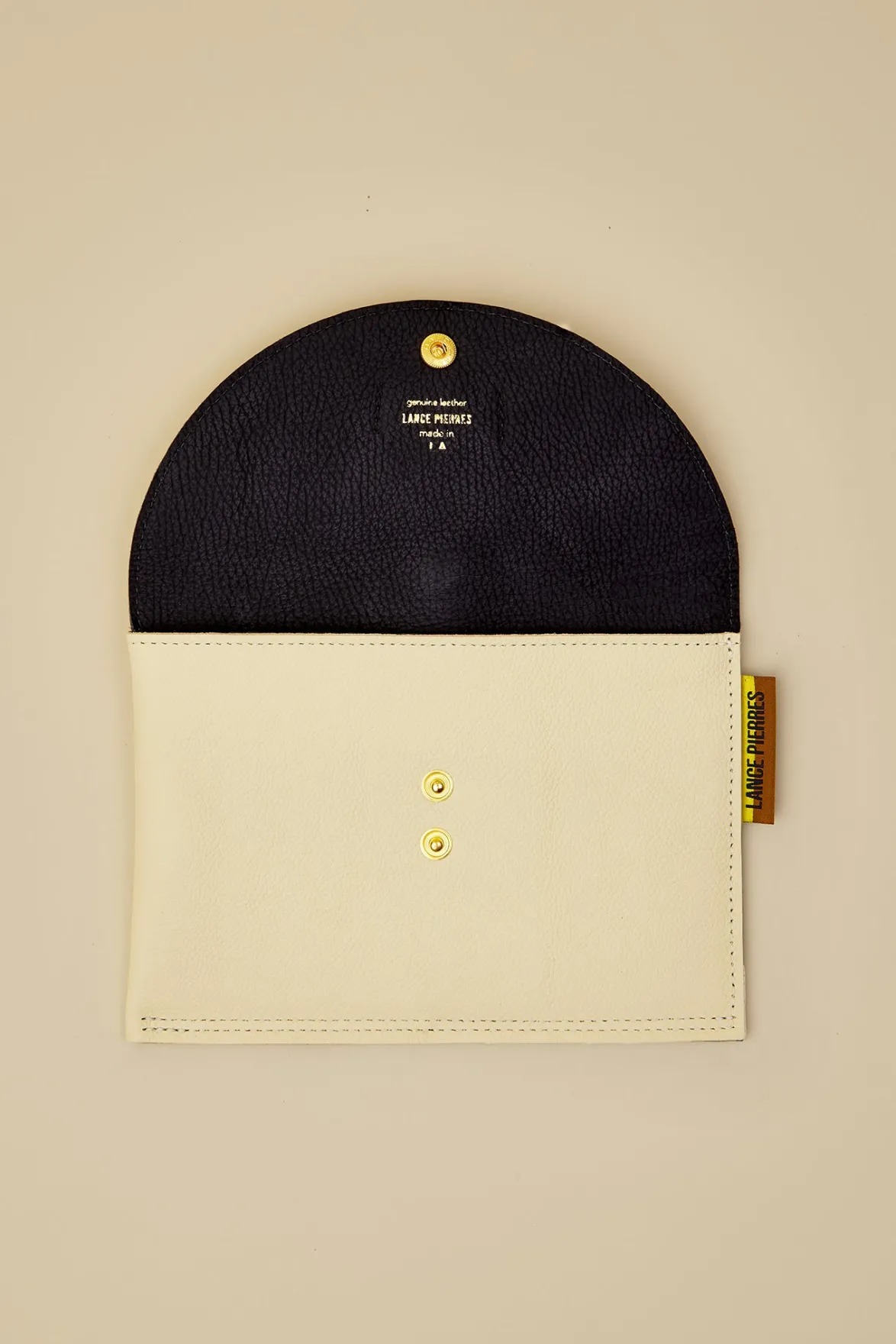Bags & Pouches|Clearance^Amour Vert Lance Pierres Taboo 01 Snap Wallet Tahini
