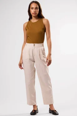 Clearance^Amour Vert Larisa Cotton Linen Pant Natural