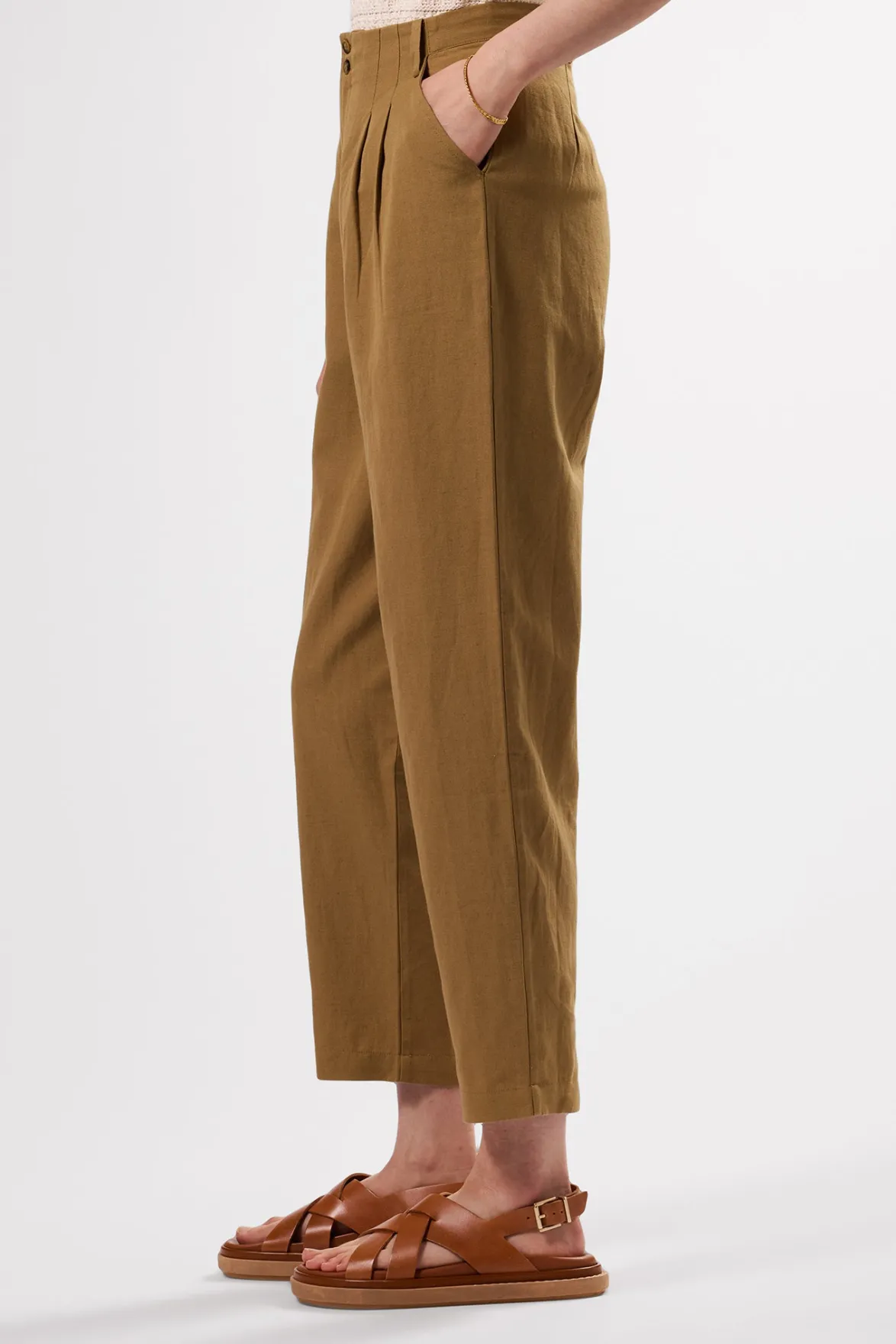 Clearance^Amour Vert Larisa Cotton Linen Pant Elm